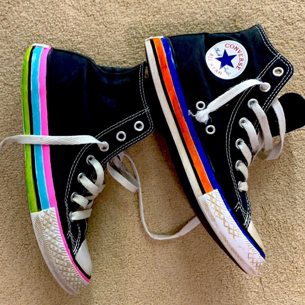 Girls converse high tops